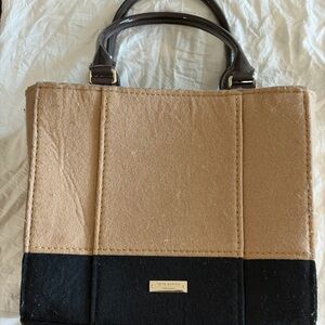 Kate Spade Beige and Black Tote Bag